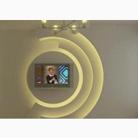 Semi Circle POP Tv Wall Unit