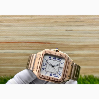 Cartier Gold Steel Watch - Brand New, High Quality
