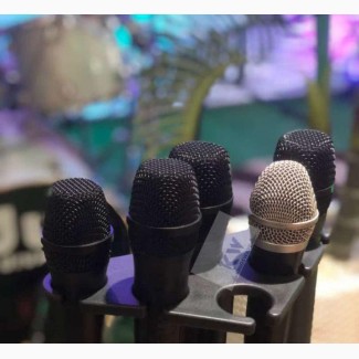 Kingswave Multiple Microphone Holder with Tripod Leg - Brand New