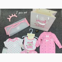 7 in 1 Gift Set for a Baby Girl