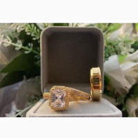 Superior Quality Non Fading Couples Gold Wedding/Engagement