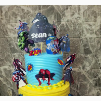 2 Tier Avengers Cake 10 7
