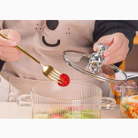 Cookware Kitchen Glass Stockpot Transparent Binaural Pot
