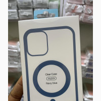 IPhone 12pro Max Clear Case Magsafe -Nevy Blue