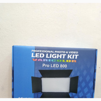Pro LED 800 Video Light With Stand, Battery, Charger, Adapte