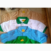 Plain Unisex Kids Collarneck Polo Shirt