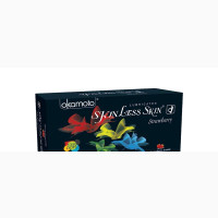 Okamoto Condoms For Men Skinless Skin - Strawberry (1 X 10)