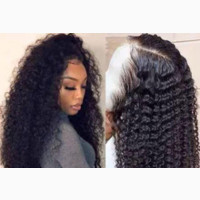 Premium Black Long Lace Curly Wig