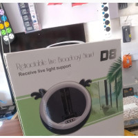 D8 Retractable Live Broadcast Ring-Light Stand - Brand New