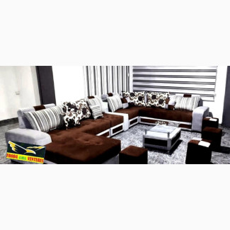 U-Shape Sofa Chairs With Table and Stools - Brand New
