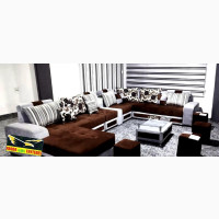 U-Shape Sofa Chairs With Table and Stools - Brand New