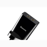 Baseus Speed Mini Dual U Charger 10.5W 3PIN(UK) Black