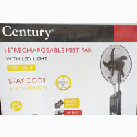 Century 18 Rechargeable Water Mist Fan With Remote Control