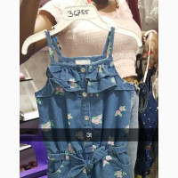 Girls Denim Romper