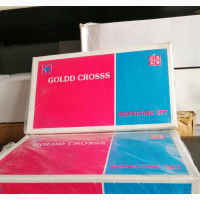 DISSECTING SET; Goldd Cross.14 Instruments (Stainless Steel)