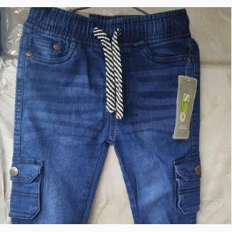 Children Carrot Denim Jean Joggers
