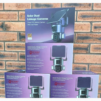 Y5 Solar Dual Linkage Cameras - Easy Installation High Quality