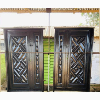 Metal Door 4x7ft Brown Iron Front Door