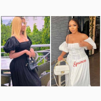 Luxury Long Dress in Black and White