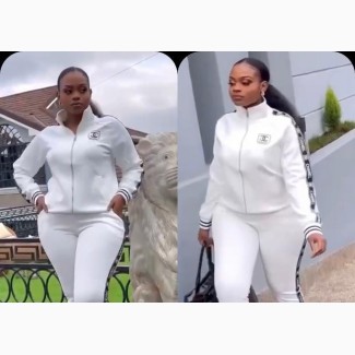 Chanel Joggers With Sweatshirt