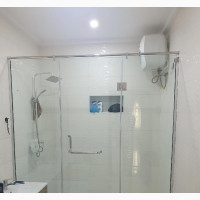 Master Hinged Shower Glass Bath
