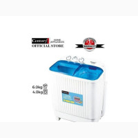 Century 6kg Twin Tub Semi-Automatic Washing Machine + Spin Dryer