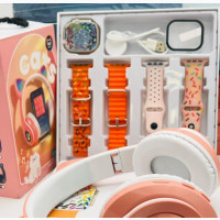 Rainbow Ultra 4in1 Smartwatch+ SCRN Protector+ Big Headset