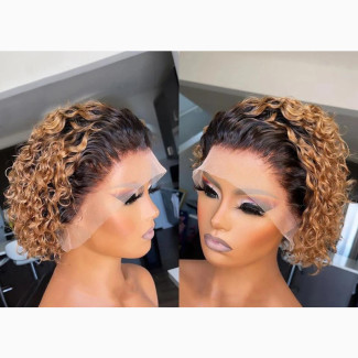 Jerry Curls Soft Human Hair Frontal Wig