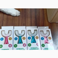 Children U-Shaped Silicon Toothbrush 2-6 Years