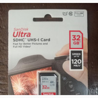 32GB Sandisk Ultra SD Card for Cameras