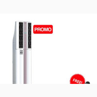 LG DUALCOOL Premium White 2.5HP, Smartthinq, Smart Diagnosis
