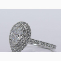Premium Love Diamond Engagement Proposal Ring With Red Ring