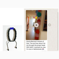 Prayer/Favour Bead - Brand New Unisex Bracelet by BillionaireCassie