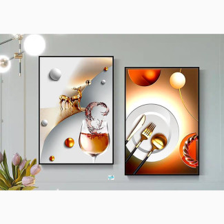 HD Framed Acrylic Expressions 3D Painting Wall Art