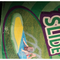 16ft Inflatable Water Splash Lawn Slide