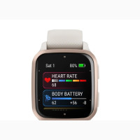 Venu Sq 2 – Music Edition Peach Gold Aluminum Bezel With I