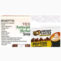 Valentines Gitf for Her, Iru /Tumeric Soap N Peptile Coffee