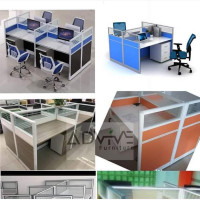 Modern Work Station Table for Home Office