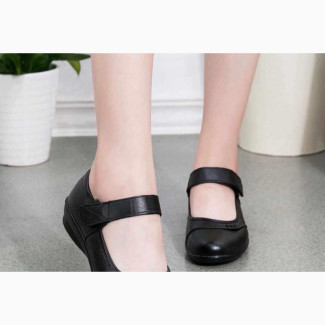 Fashion Black School Shoes for Girls
