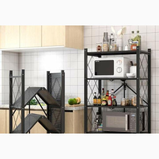 Multipurpose Foldable Metal Shelf