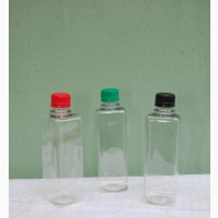 35cl Square Bottles with Covers - Pack of 50
