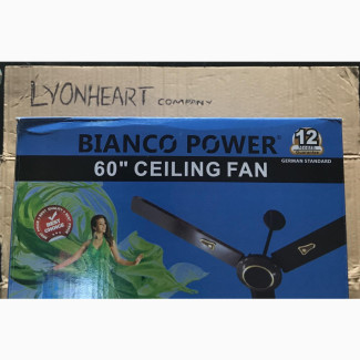 Bianco Power 60 Ceiling Fan - Brand New