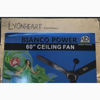 Bianco Power 60 Ceiling Fan - Brand New