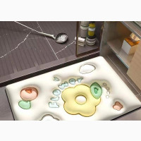 Super Absorbent 3D Non Slip Doormat Foot Mat