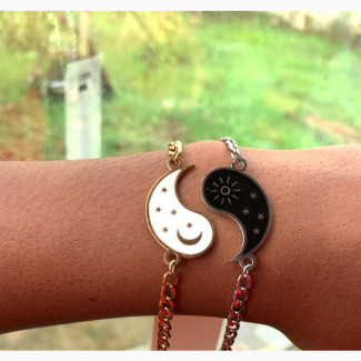 Ying and Yang Bracelet Set
