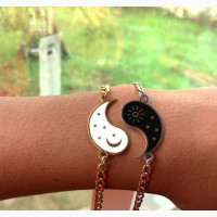 Ying and Yang Bracelet Set