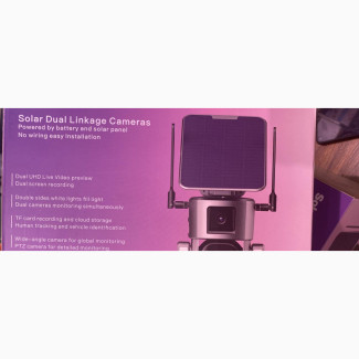 Dual Lens Solar PTZ Camera