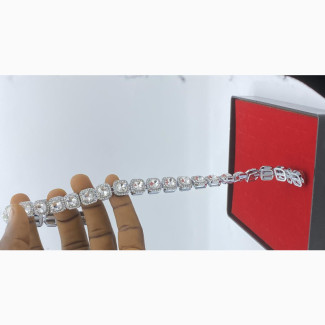 Iced Cut Out Luxe Men’S Neckpiece Silver