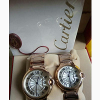 Cartier Rose Gold Chain Watch for Couples