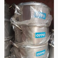Tower 4Pcs Cooking Pot Set - Silver (Oppo)